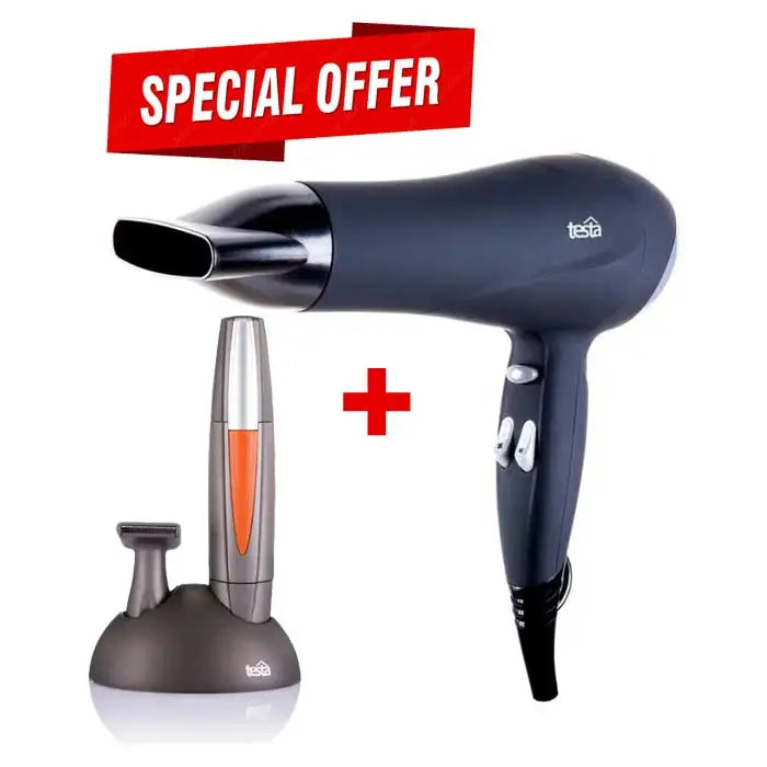 TESTA Offer – Hair Dryer 2200W + Styling Trimmer